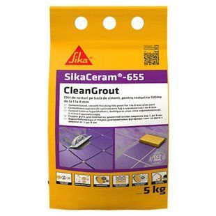 Sikaceram-655 Clean Grout 2 kg (2 кг, Графит/Темно-серая) 700740 фото